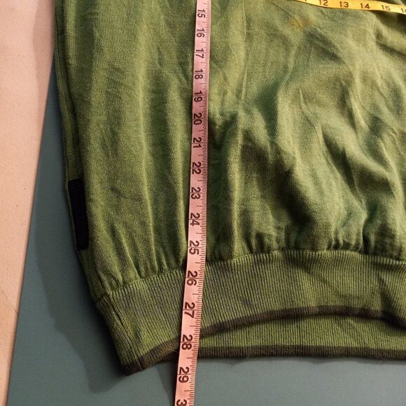 Mizuno Men's XXL Green 1/2 Zip Windlite Performance Wear Sweater - Picture 2 of 7